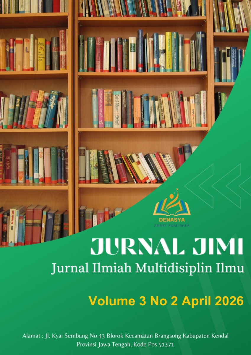 					View Vol. 3 No. 2 (2026): April : Jurnal Ilmiah Multidisiplin Ilmu (JIMI)
				