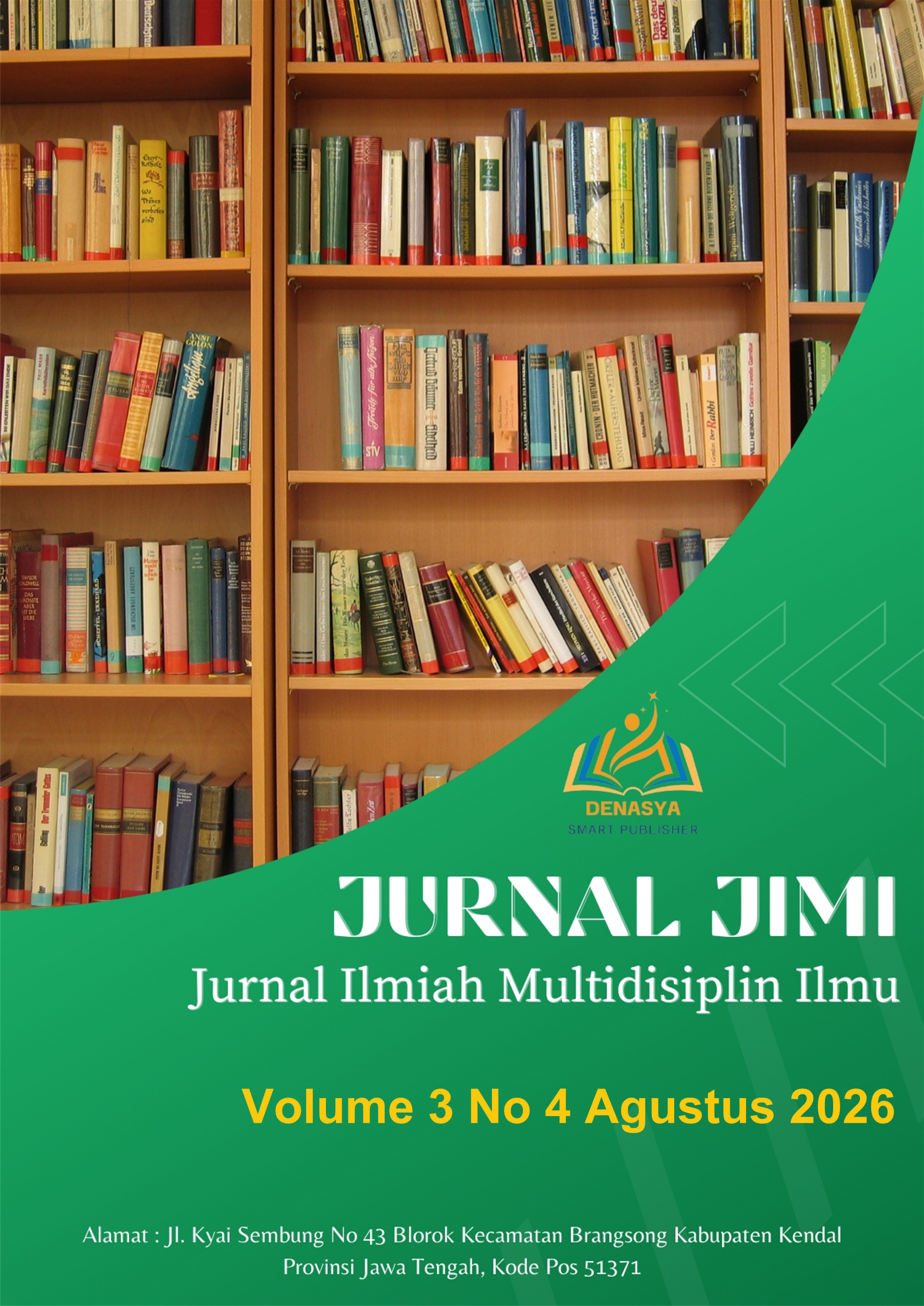 					View Vol. 3 No. 4 (2026): Agustus : Jurnal Ilmiah Multidisiplin Ilmu (JIMI)
				