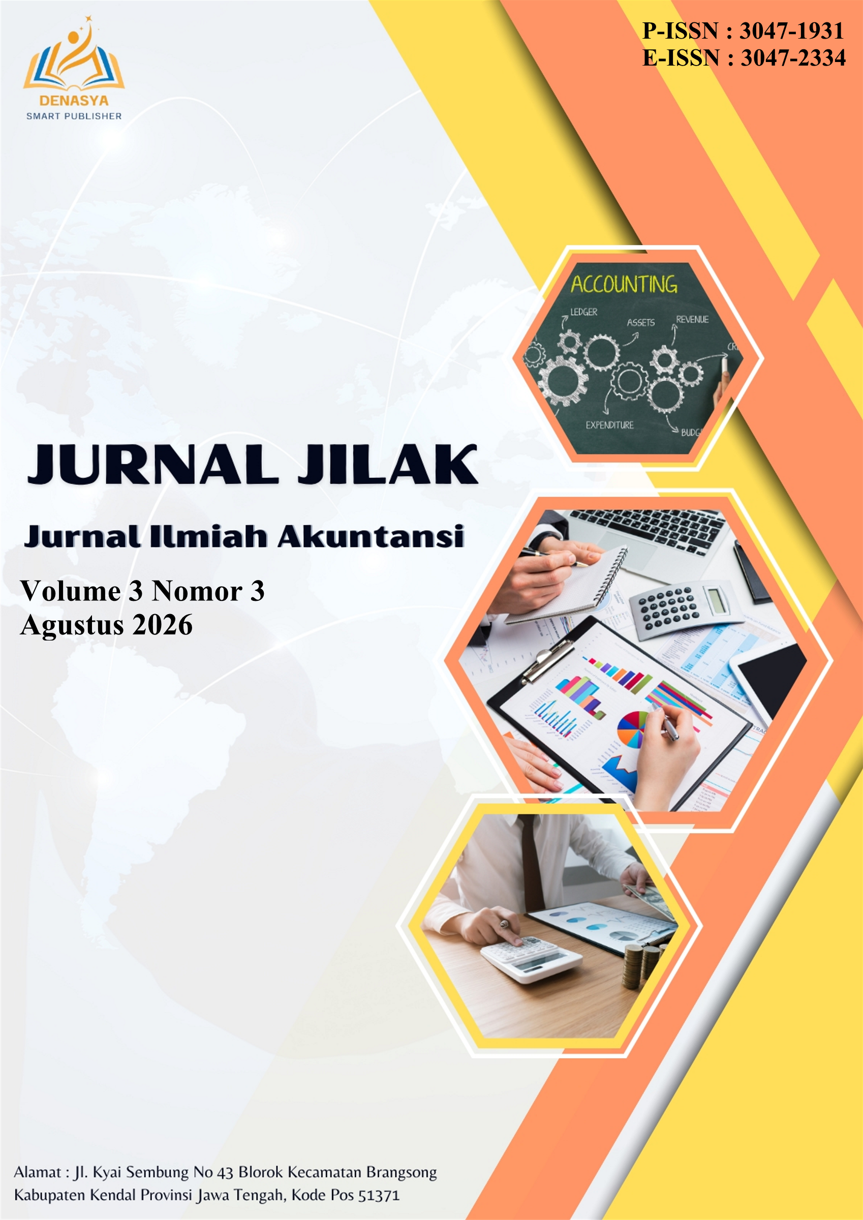 					View Vol. 3 No. 3 (2026): Agustus: Jurnal Ilmiah Akuntansi (JILAK)
				